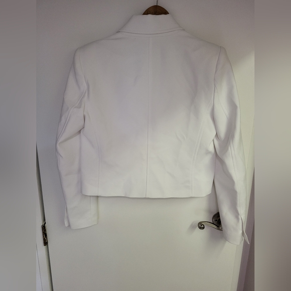 Zara NWOT Women's White Double-Breasted Jacket - Picture 4 of 8